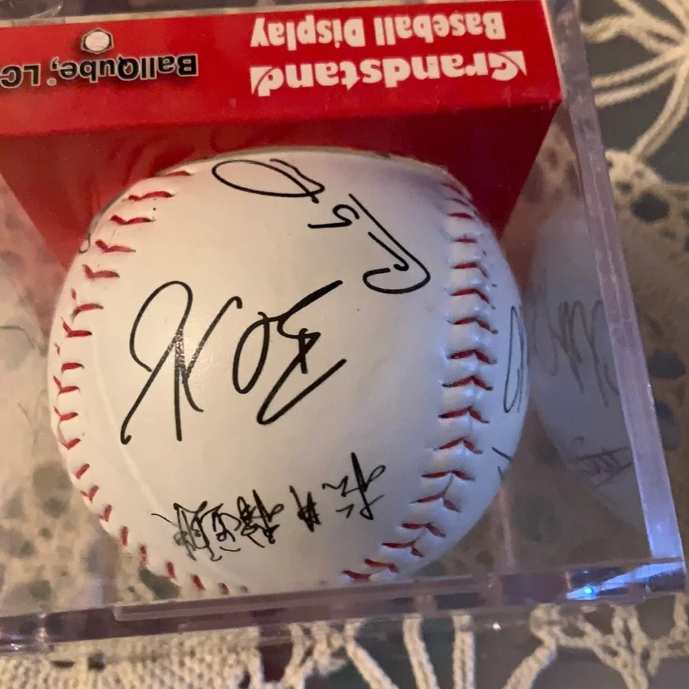 Digitally Autographed Team Baseball I don’t know anything about it team/year